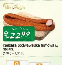 Cezar Delikatesy Kiełbasa podwawelska firmowa oferta