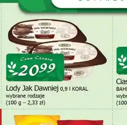 Cezar Delikatesy Lody Jak Dawniej oferta