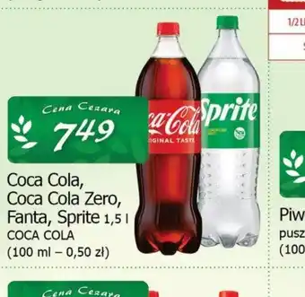 Cezar Delikatesy Coca Cola, Coca Cola Zero, Fanta, Sprite oferta