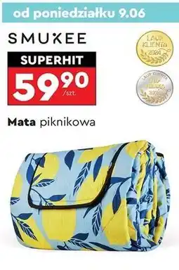 Biedronka Mata piknikowa 140 x 180 cm Smukee oferta