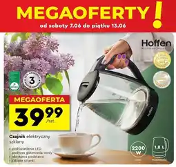 Biedronka Czajnik elektryczny 2200 w 1.8 l Hoffen oferta