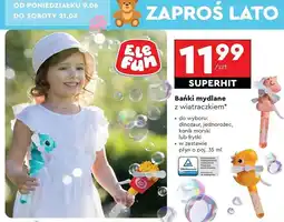 Biedronka Bańki mydlane z zabawką 35 ml Elefun oferta