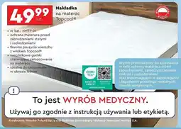 Biedronka Nakładka na materac topcool Smukee oferta