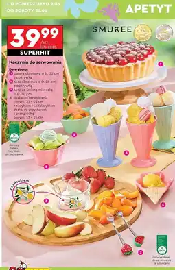 Biedronka Deska do przystawek z przegródką 33 x 25 cm Smukee oferta