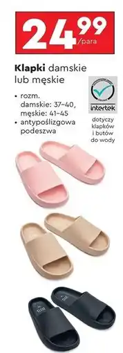 Biedronka Klapki damskie oferta