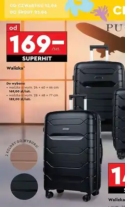 Biedronka Walizka 28 x 48 77 cm Puccini oferta