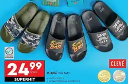 Biedronka Klapki dla taty 42-45 Cleve oferta