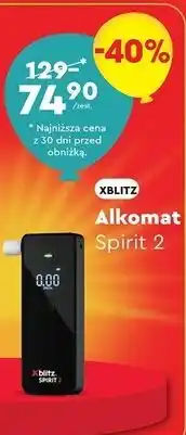 Biedronka Alkomat spirit 2 Xblitz oferta
