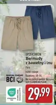 ALDI Bermudy męskie 48-54 Up2Fashion oferta