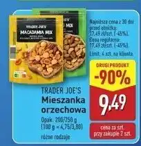 ALDI Mieszanka orzeszków ziemnych migdałów i pestek dyni Trader Joe's oferta