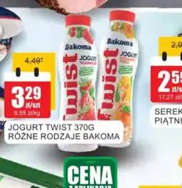 Bingo Jogurt Twist Bakoma oferta