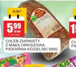 Bingo Chleb ziarnisty z mąką orkiszową Piekarnia Kozielski oferta