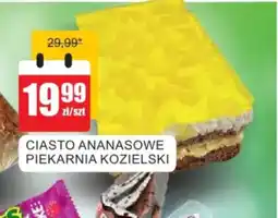 Bingo Ciasto ananasowe Piekarnia Kozielski oferta