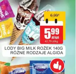 Bingo Lody Big Milk Rożek Algida oferta