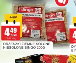 Bingo Orzeszki ziemne solone, niesolone Bingo oferta