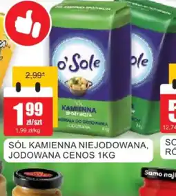 Bingo Sól kamienna niejodowana, jodowana Cenos oferta