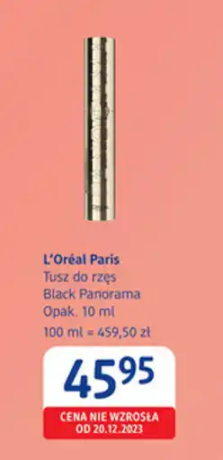dm drogerie markt L'Oréal Paris Tusz do rzęs Black Panorama oferta