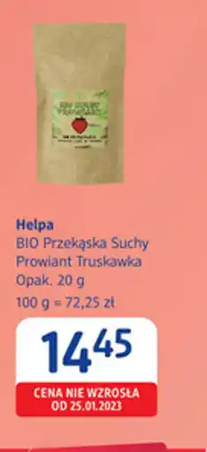 dm drogerie markt Helpa BIO Przekąska Suchy Prowiant Truskawka oferta