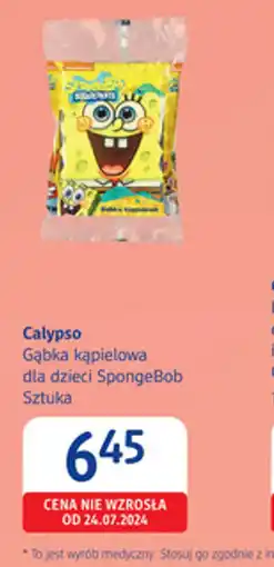 dm drogerie markt Calypso Gąbka kąpielowa dla dzieci SpongeBob oferta