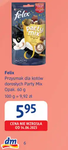 dm drogerie markt Felix Przysmak dla kotów dorosłych Party Mix oferta
