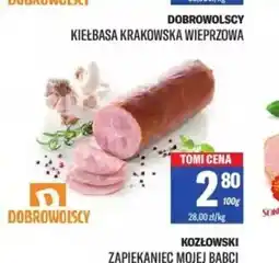 TomiMarkt Kiełbasa Krakowska Wieprzowa Dobrowolscy oferta