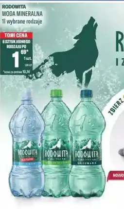 TomiMarkt Woda mineralna Rodowita oferta