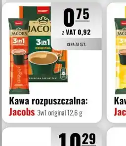 Eurocash Kawa rozpuszczalna Jacobs 3w1 original oferta