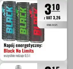 Eurocash Napój energetyczny Black No Limits oferta