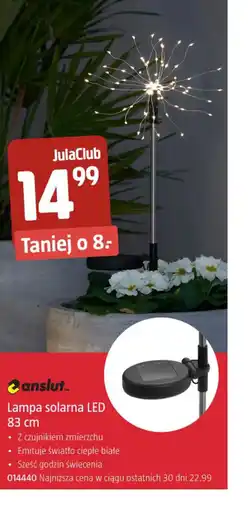 Jula Lampa solarna LED Anslut oferta