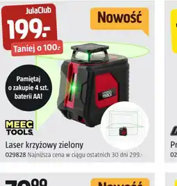 Jula Laser krzyżowy zielony Meec Tools oferta