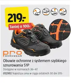 Jula Obuwie ochronne z systemem szybkiego sznurowania S1P oferta