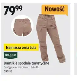 Jula Damskie spodnie turystyczne oferta