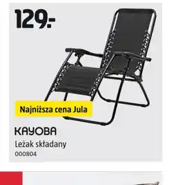 Jula Leżak składany Kayoba oferta