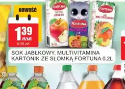 Bingo Sok jabłkowy, Multivitamina kartonik ze słomką Fortuna oferta
