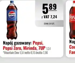 Eurocash Napój gazowany: Pepsi, Pepsi Zero, Mirinda, 7UP oferta