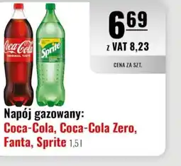 Eurocash Napój gazowany: Coca-Cola, Coca-Cola Zero, Fanta, Sprite oferta