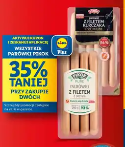 Lidl Parówki Pikok oferta