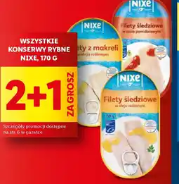 Lidl Konserwy rybne Nixe oferta