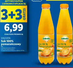 Lidl Sok 100% pomarańczowy Solevita oferta
