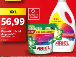 Lidl Ariel kapsułki lub żel do prania oferta