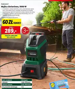 Lidl Myjka ciśnieniowa Parkside oferta