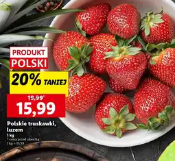 Lidl Polskie truskawki oferta