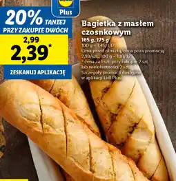 Lidl Bagietka z masłem czosnkowym oferta