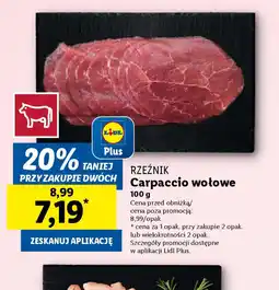 Lidl Rzeźnik Carpaccio wołowe oferta
