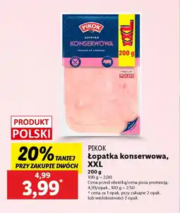 Lidl Pikok Lopatka konserwowa XXL oferta