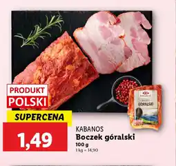 Lidl Kabanos Boczek góralski oferta