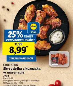 Lidl Skrzydełka z kurczaka w marynacie Grill&Fun oferta