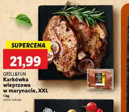 Lidl Karkówka wieprzowa w marynacie XXL Grill&Fun oferta