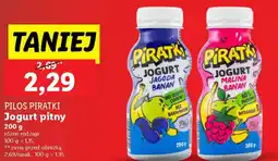 Lidl Jogurt pitny Pilos Piratki oferta