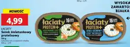 Lidl Serek śmietankowy proteinowy Laciaty oferta